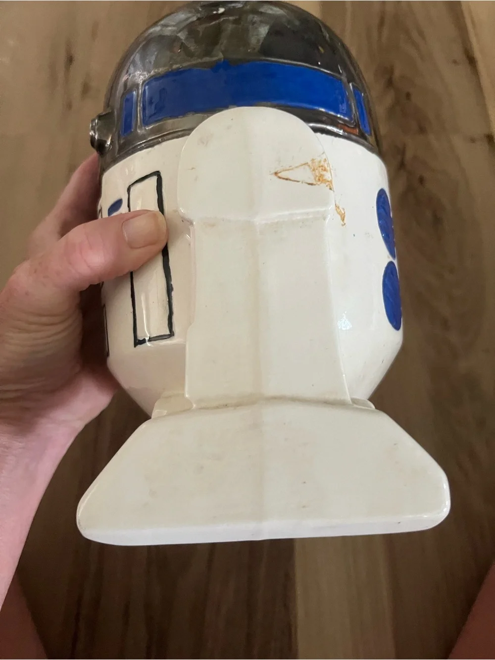 Vintage Great Plains Mold Co. STAR WARS R2-D2 Ceramic Piggy Bank Return of JEDI